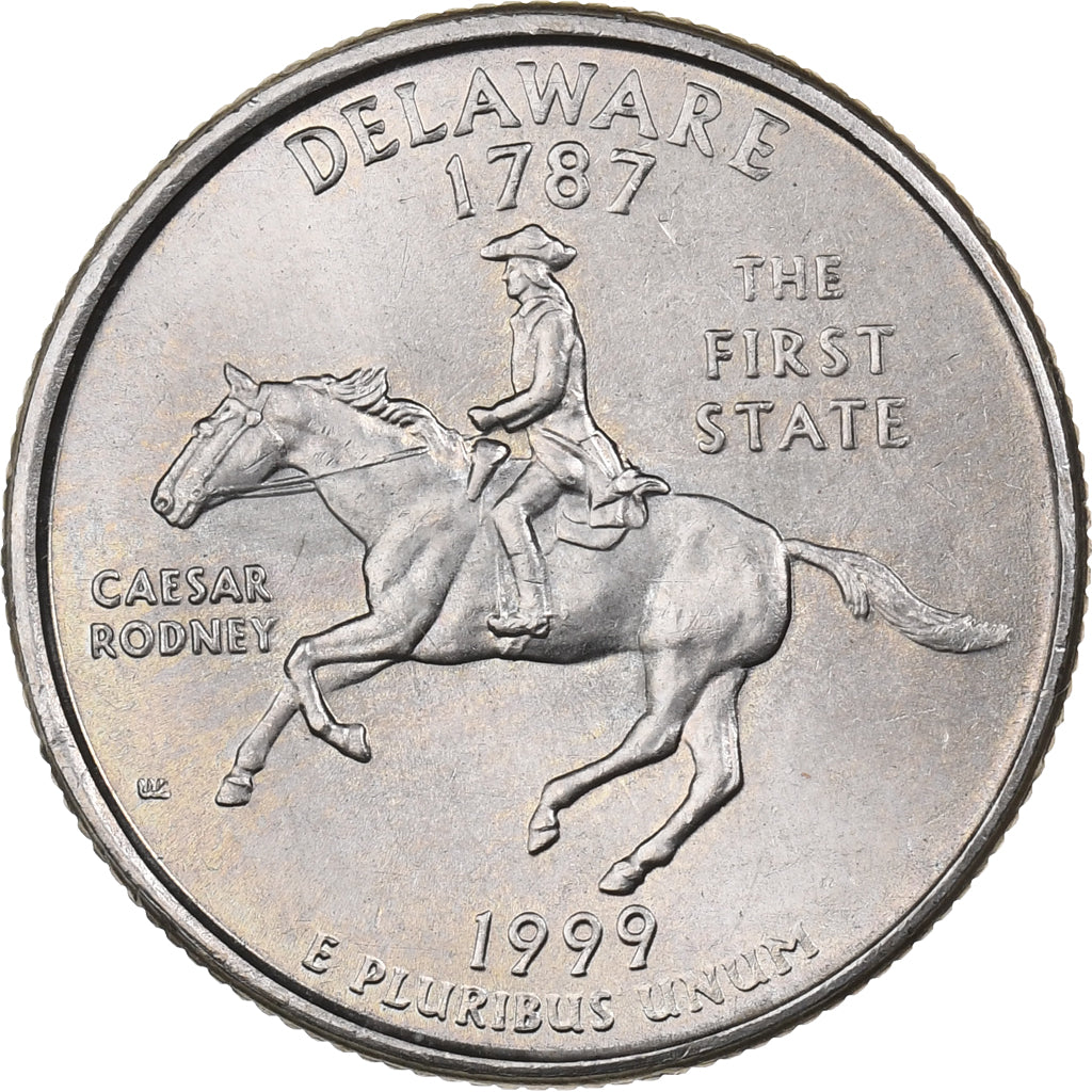 United States, Quarter, 1999, U.S. Mint, Copper-Nickel Clad Copper, MS(65-70)