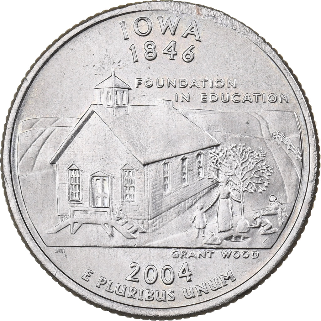 Vereinigte Staaten, Quarter, 2004, U.S. Mint, Copper-Nickel Clad Copper, STGL
