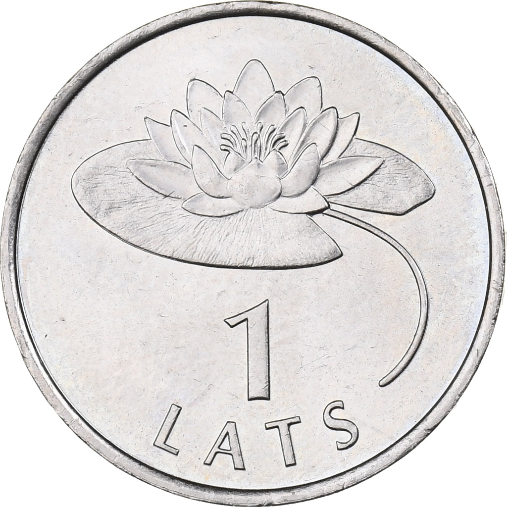 Latvia, Lats, 2008, Copper-nickel, MS(63), KM:92