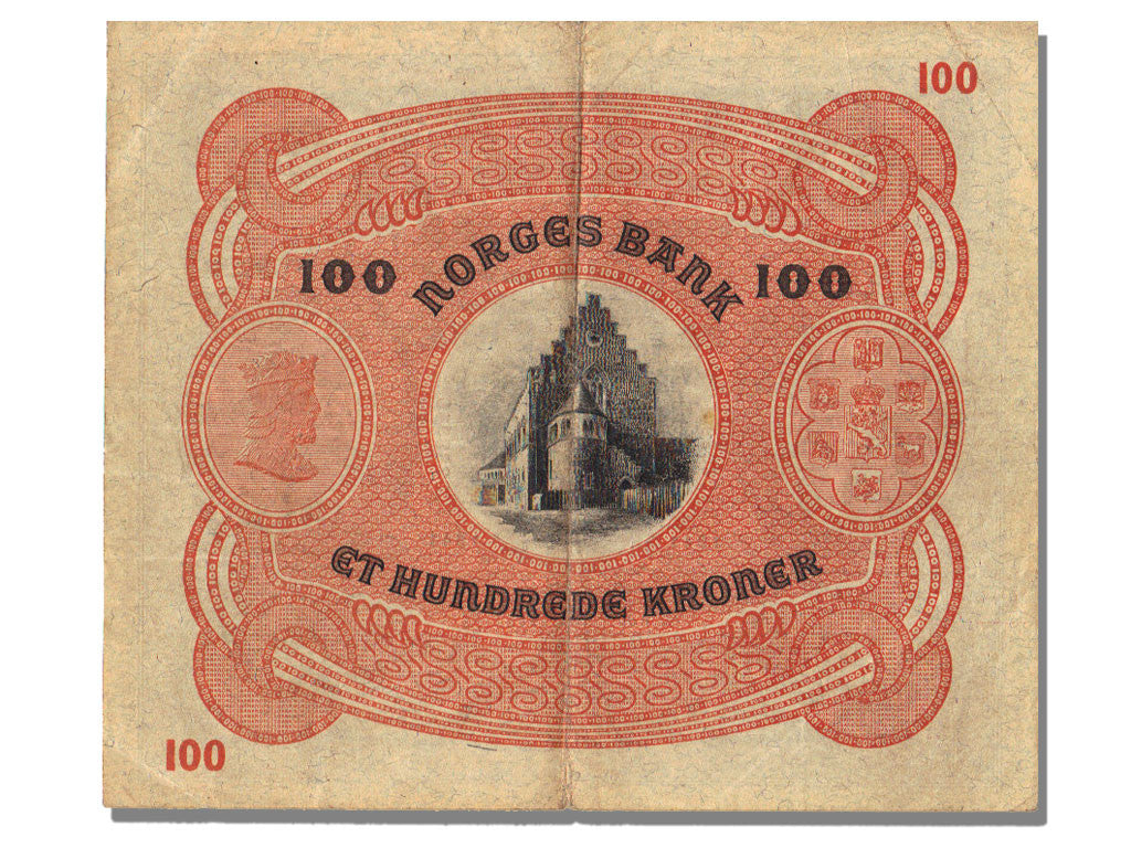 Norway, 100 Kroner, AU(55-58)