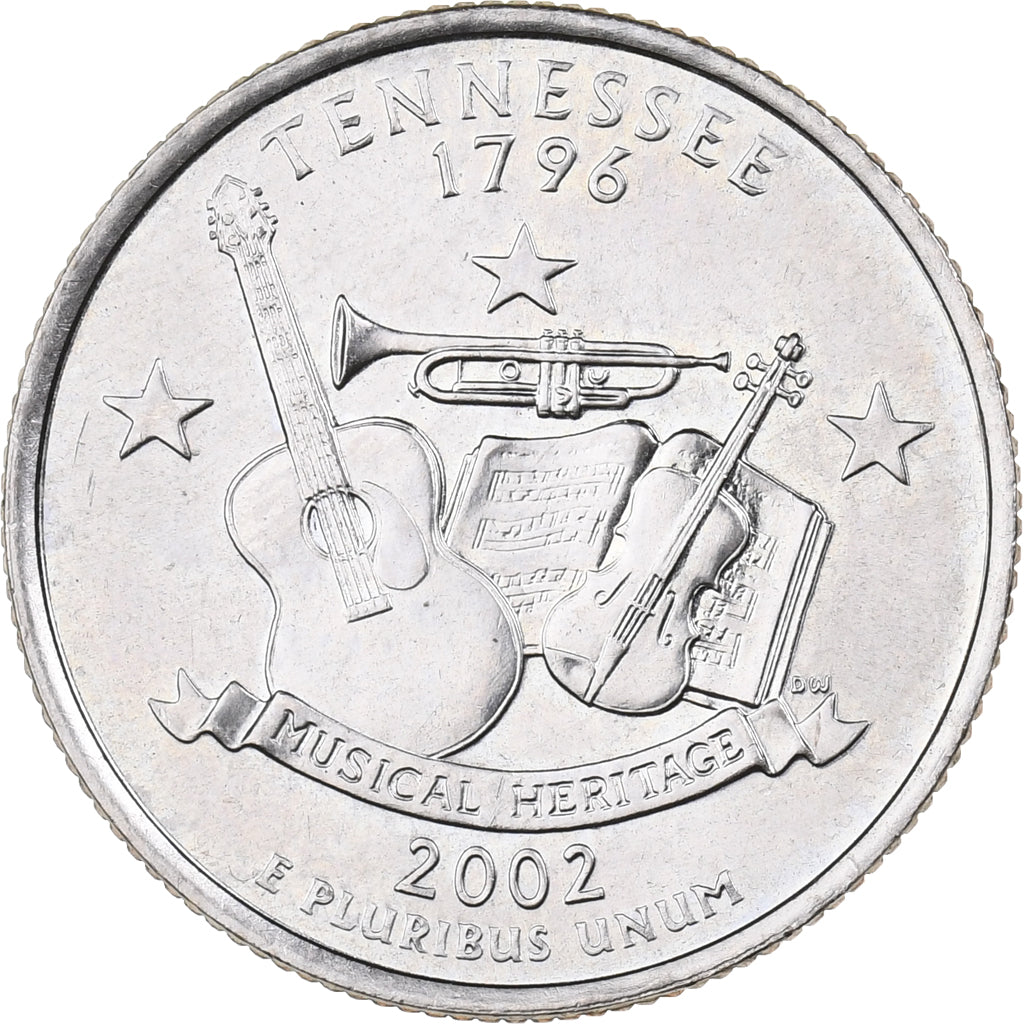 Estados Unidos, Quarter, 2002, U.S. Mint, Cobre - níquel recubierto de cobre