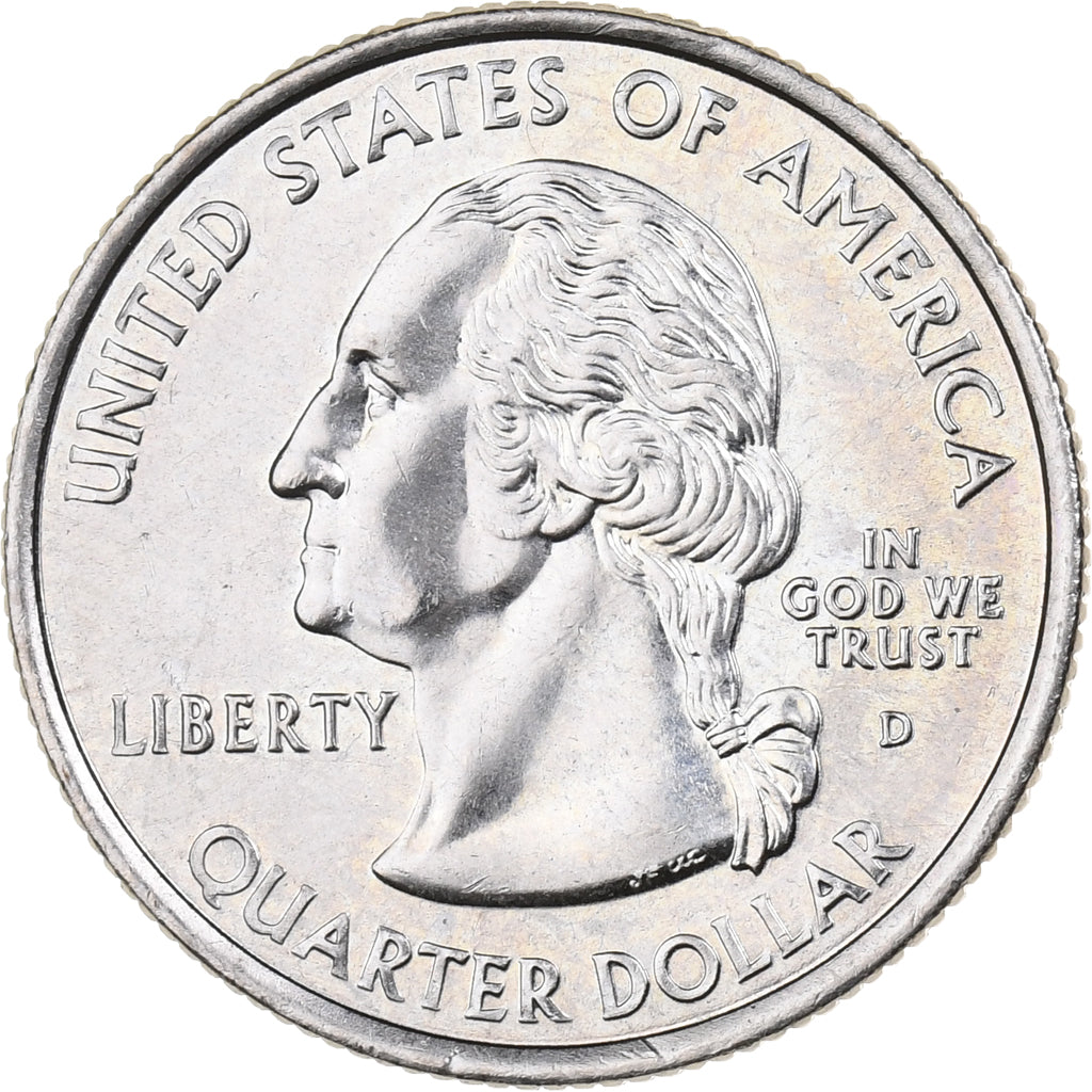 Estados Unidos, Quarter, 2002, U.S. Mint, Cobre - níquel recubierto de cobre