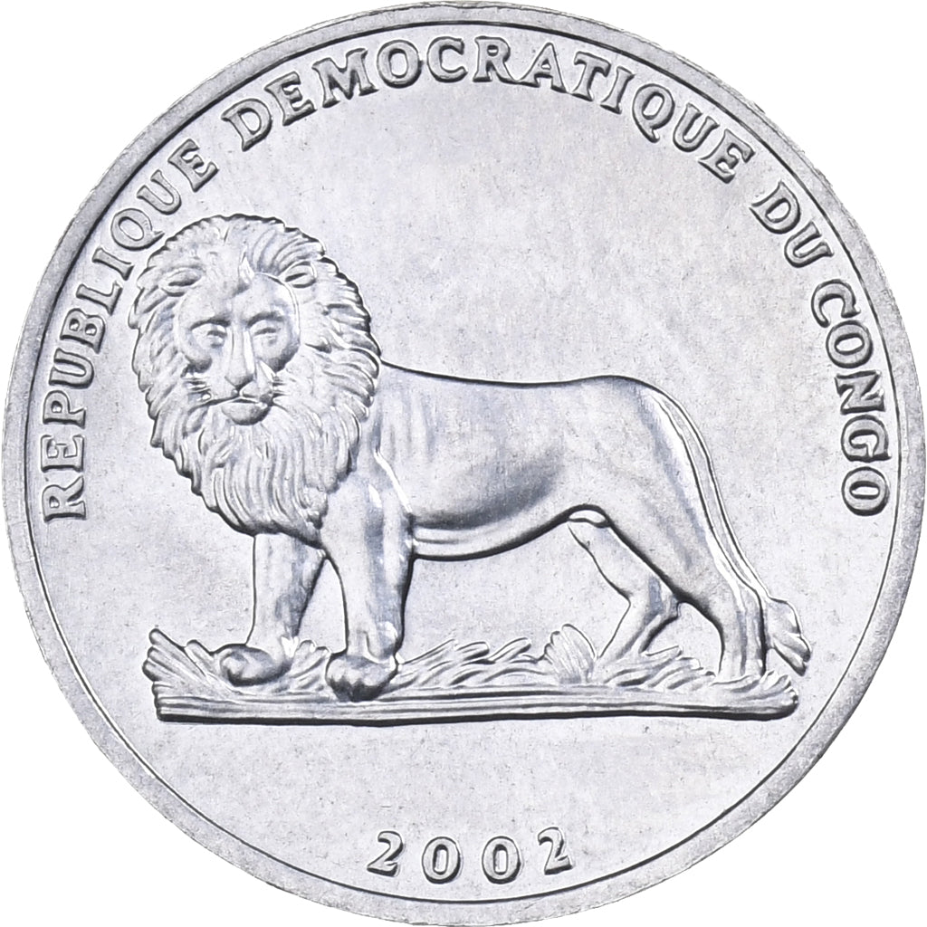 CONGO, REPÚBLICA DEMOCRÁTICA, 25 Centimes, 2002, Alumínio, MS(65-70), KM:76
