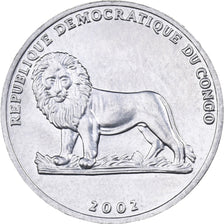CONGO, REPÚBLICA DEMOCRÁTICA, 25 Centimes, 2002, Alumínio, MS(65-70), KM:76