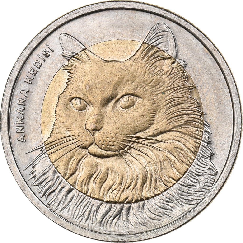 Turkije, Lira, 2010, Bi-Metallic, UNC-, KM:1279