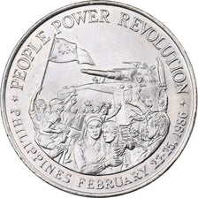Filipinas, 10 Piso, 1988, Níquel, SC, KM:250