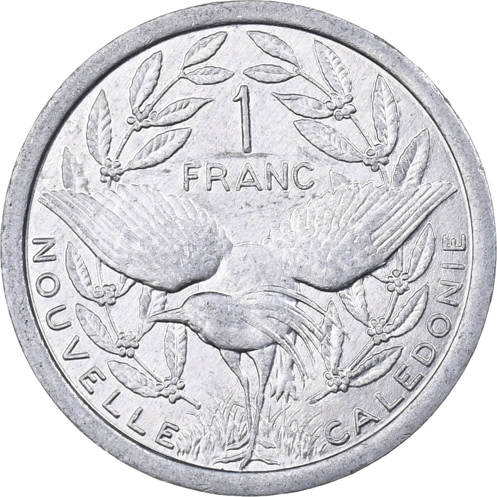 Nowa Kaledonia, Franc, 1996, Paris, Aluminium, MS(63), KM:10