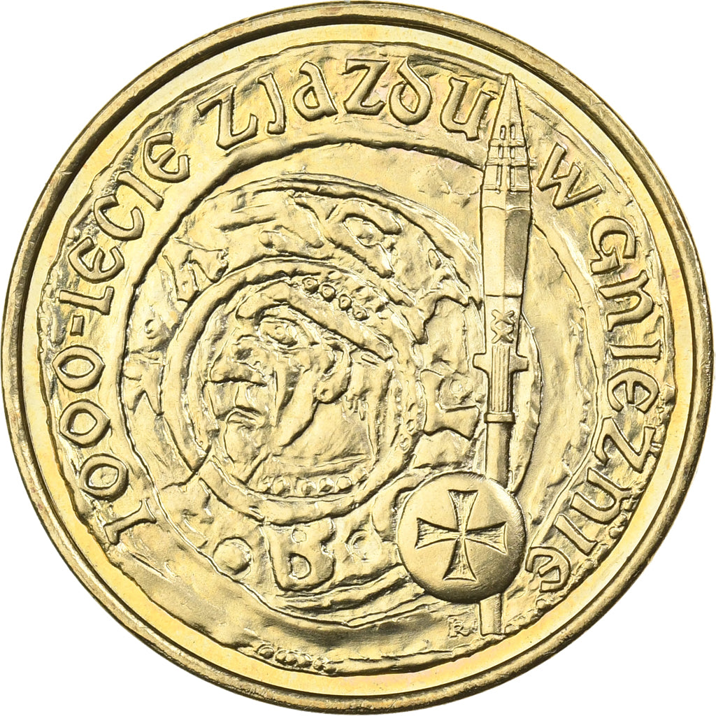 Polónia, 2 Zlote, 2000, Warsaw, Latão, MS(65-70), KM:377