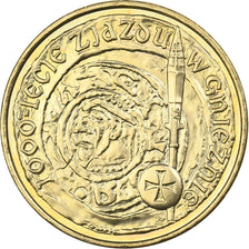 Polónia, 2 Zlote, 2000, Warsaw, Latão, MS(65-70), KM:377