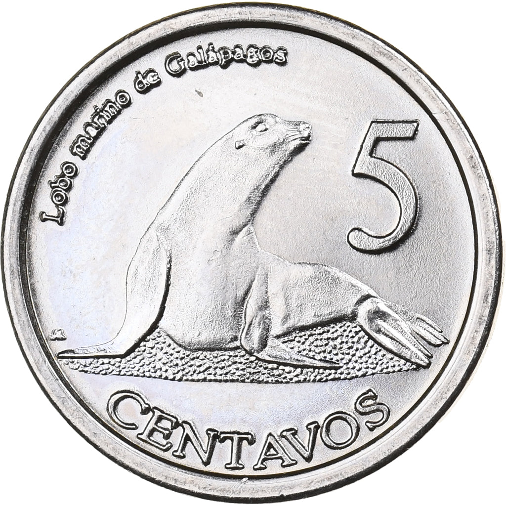 GALAPAGOS ISLANDS, 5 Centavos, 2008, Cobre - níquel, SC, KM:2