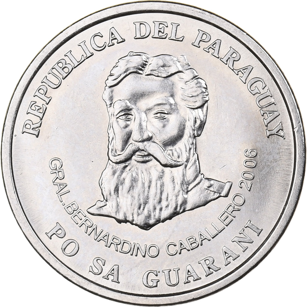 Paraguai, 500 Guaranies, 2006, Aço-Níquel, MS(63), KM:195a