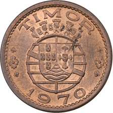 Timor, 50 Centavos, 1970, Lisbon, Bronze, AU(55-58), KM:18