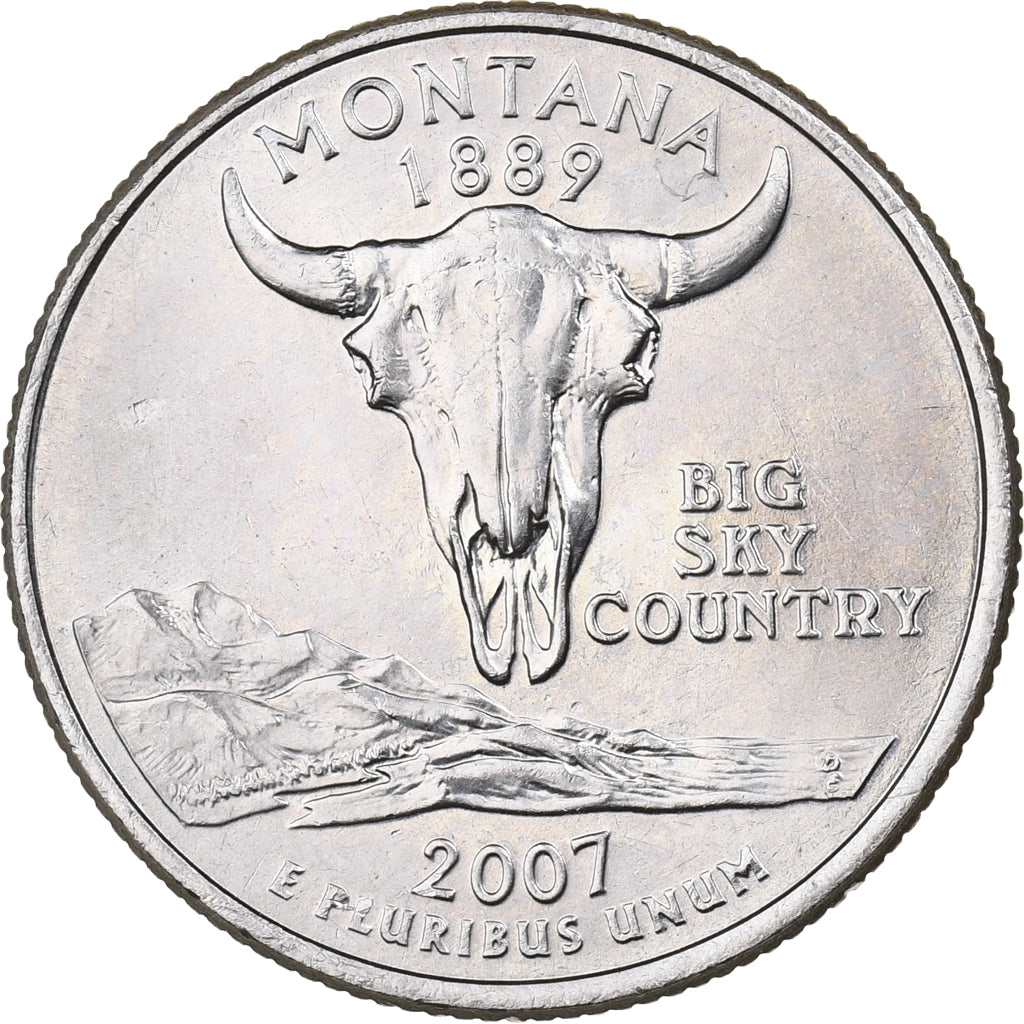 Stati Uniti, Quarter, 2007, U.S. Mint, Rame ricoperto in rame-nichel, FDC