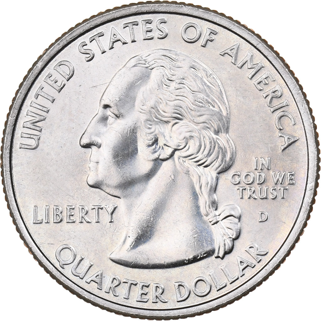 Stati Uniti, Quarter, 2007, U.S. Mint, Rame ricoperto in rame-nichel, FDC