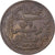 Tunisia, Muhammad al-Nasir Bey, 10 Centimes, AH 1329 (1911), Paris, Brązowy