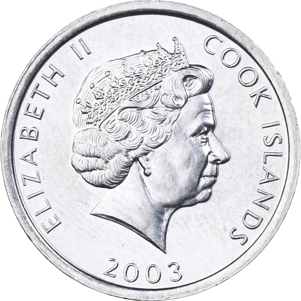 Ilhas Cook, Elizabeth II, Cent, 2003, Alumínio, MS(65-70), KM:421
