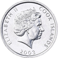 Cook Islands, Elizabeth II, Cent, 2003, Aluminum, MS(65-70), KM:421