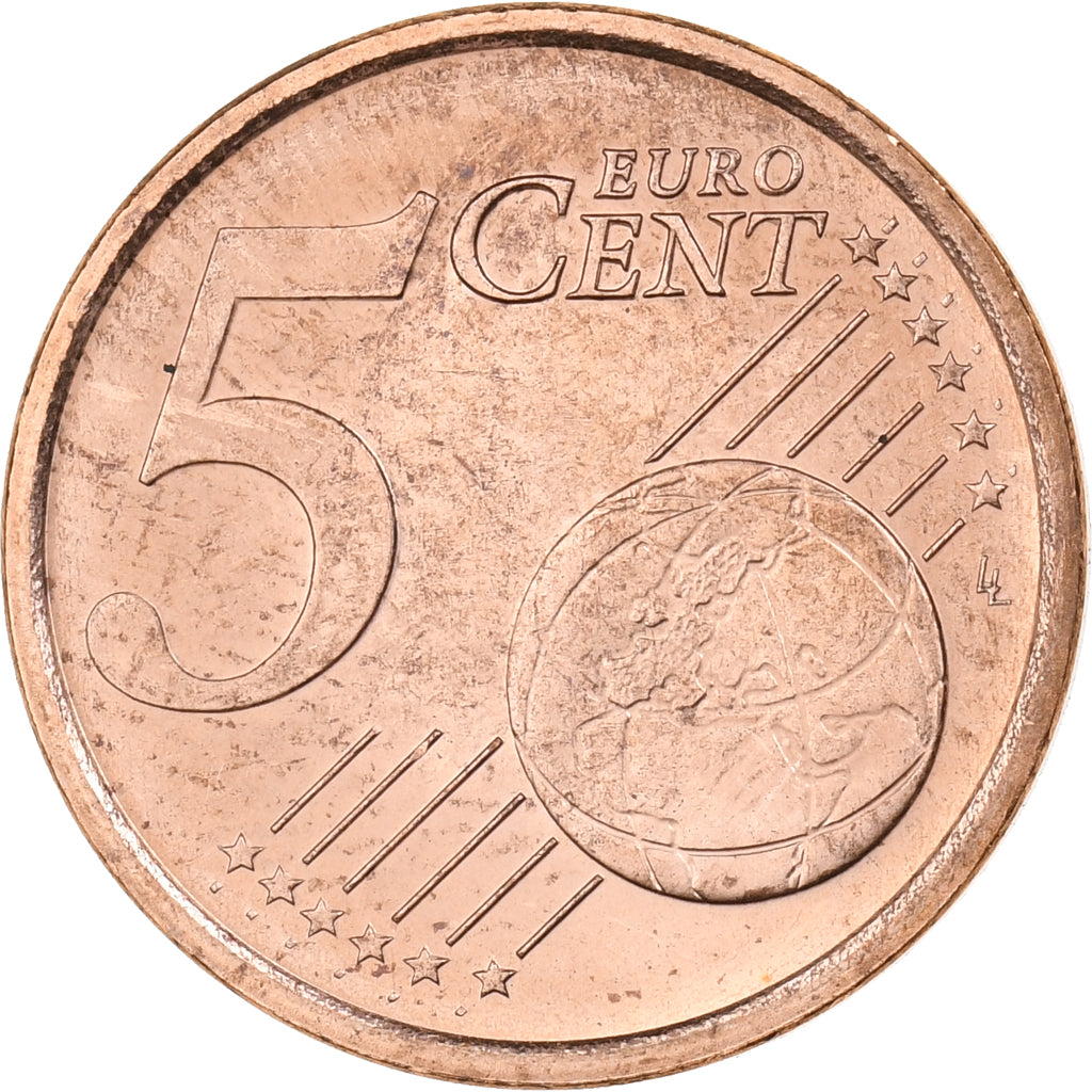 San Marino, 5 Euro Cent, 2004, Rome, Copper Plated Steel, MS(65-70), KM:442