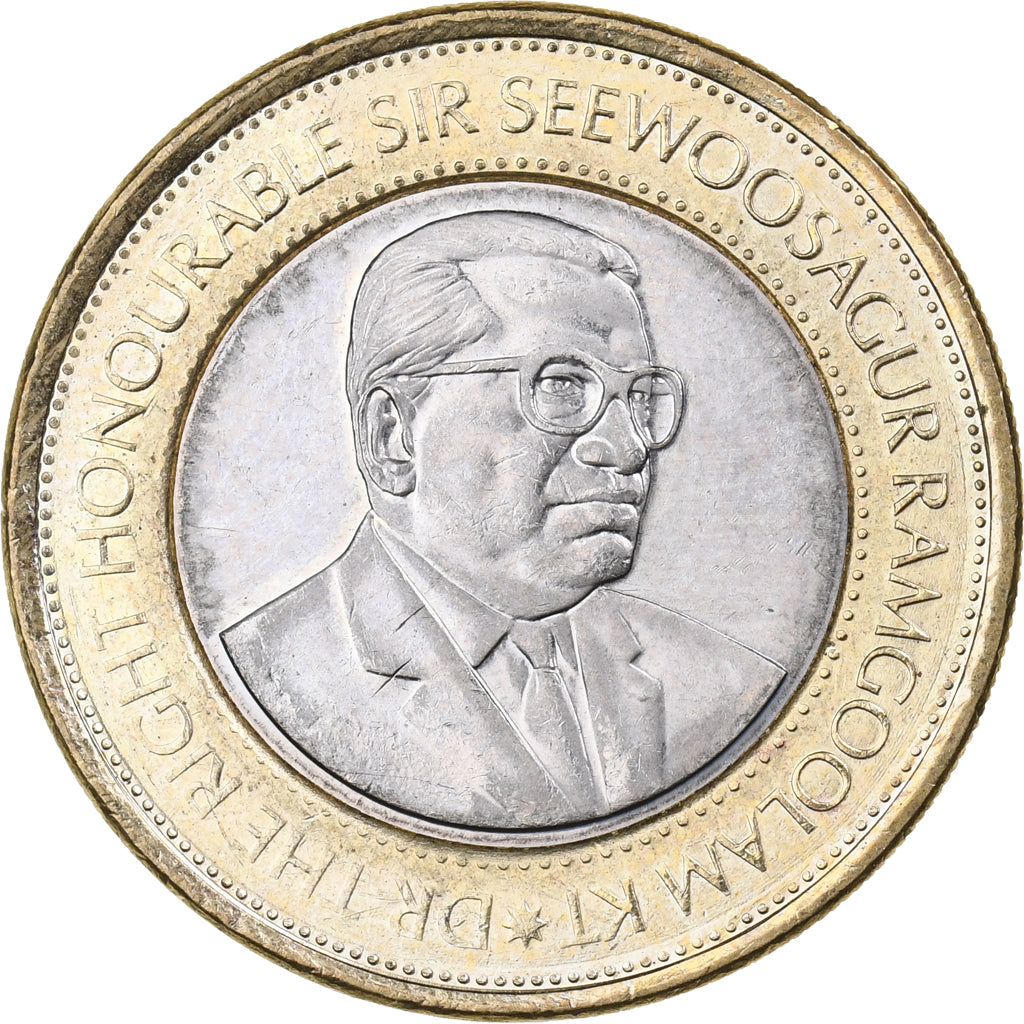 Mauritius, 20 Rupees, 2007, Bi-Metallic, MS(63), KM:66