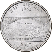 Stati Uniti, Quarter, 2005, U.S. Mint, Rame ricoperto in rame-nichel, FDC