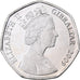 Gibraltar, Elizabeth II, 50 Pence, 2009, Copper-nickel, MS(63), KM:1071
