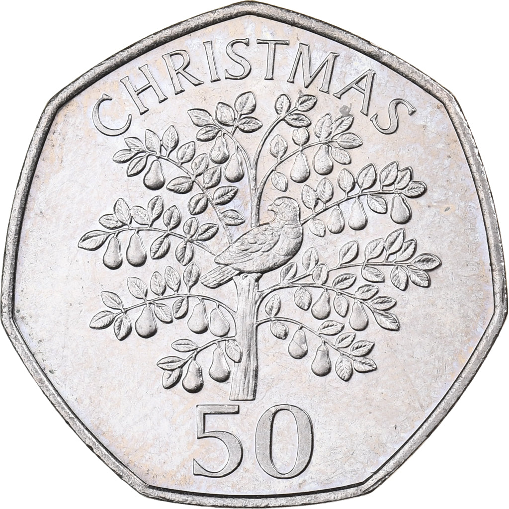 Gibraltar, Elizabeth II, 50 Pence, 2010, Copper-nickel, MS(63), KM:1089