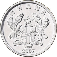 Ghana, 20 Pesewas, 2007, Nickel plaqué acier, FDC, KM:40