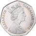 Gibraltar, Elizabeth II, 50 Pence, 2010, Copper-nickel, MS(63), KM:1089