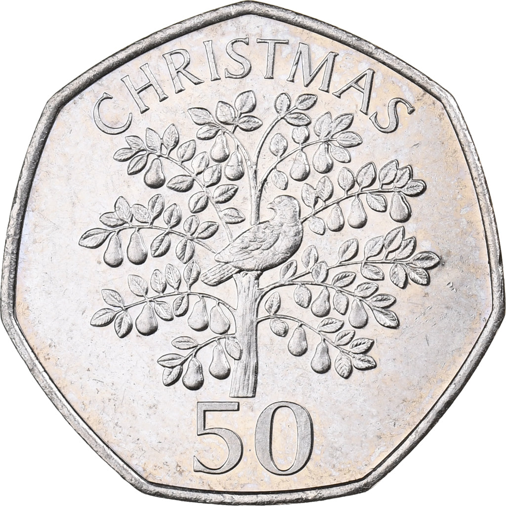 Gibraltar, Elizabeth II, 50 Pence, 2010, Copper-nickel, MS(63), KM:1089