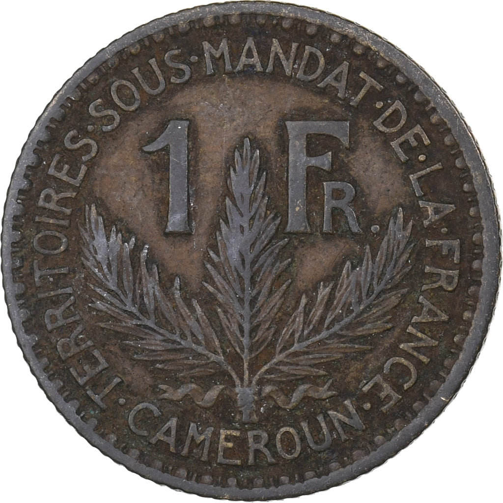 Camerún, Franc, 1924, Paris, Aluminio - bronce, EBC, KM:2