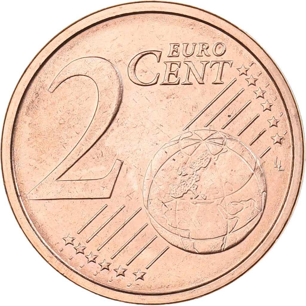 San Marino, 2 Euro Cent, 2004, Rome, Copper Plated Steel, MS(65-70), KM:441