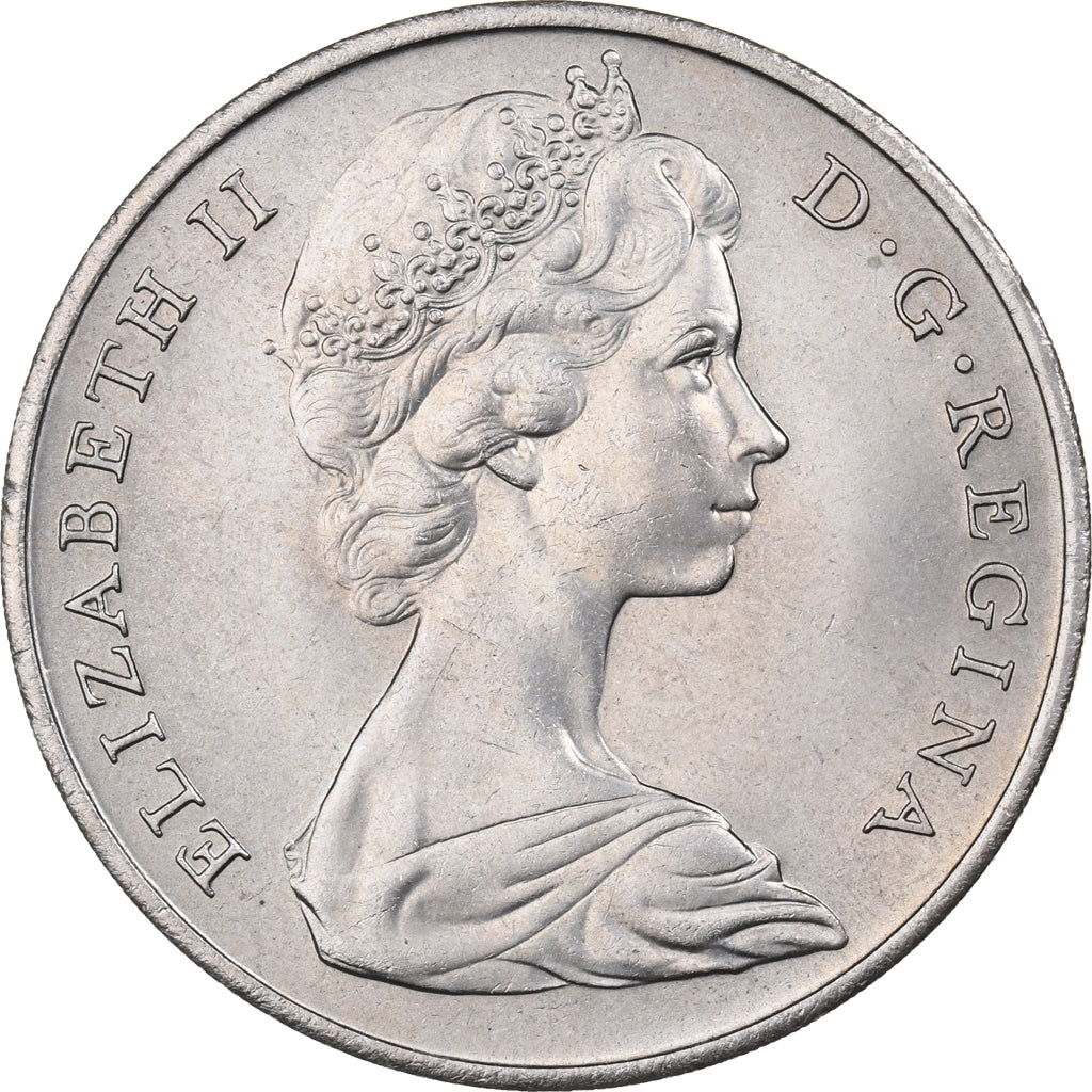 Gibraltar, Elizabeth II, Crown, 1967, Cupro-nickel, SUP, KM:4