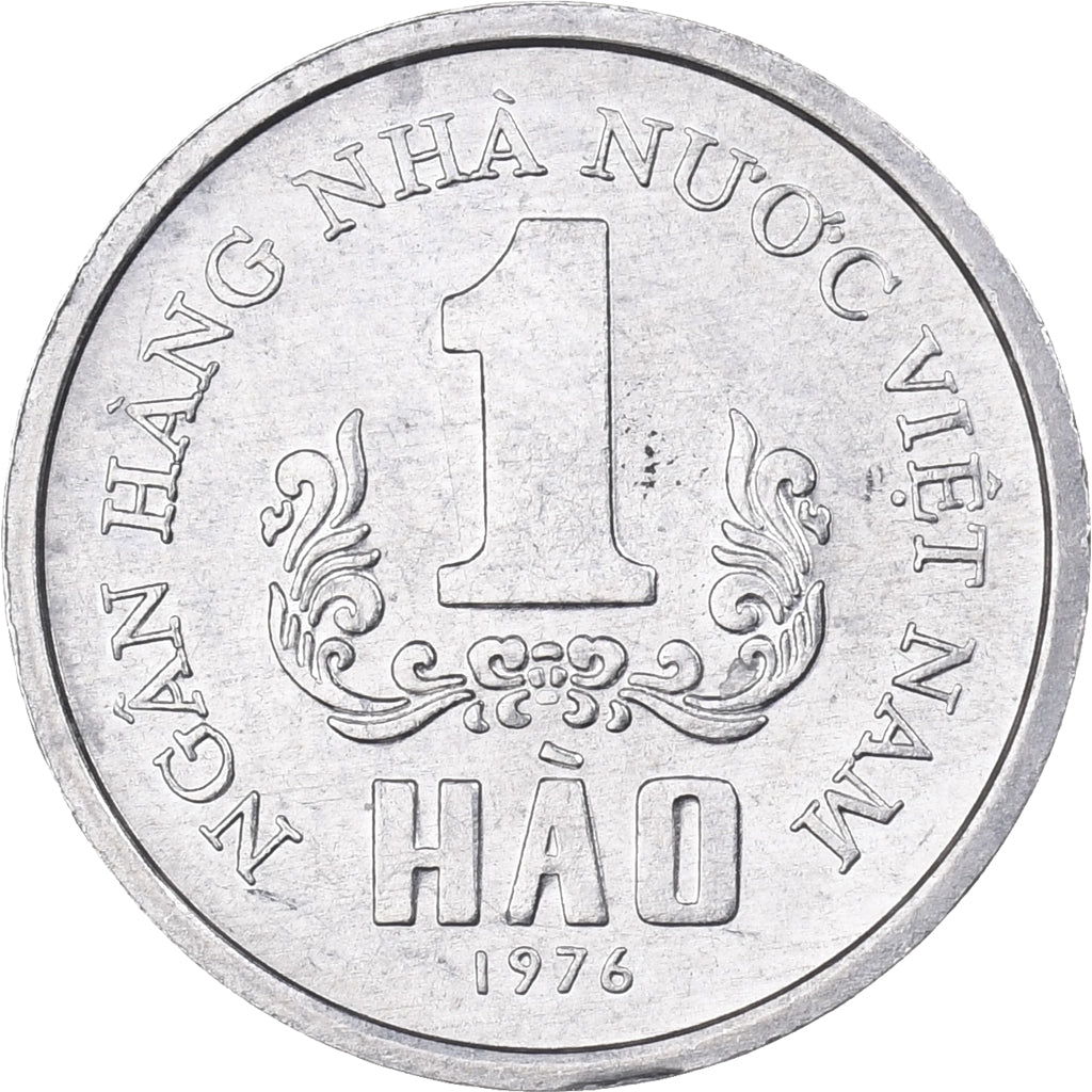 Vietnam, SOCIALIST REPUBLIC, Hao, 1976, Aluminum, AU(55-58), KM:11