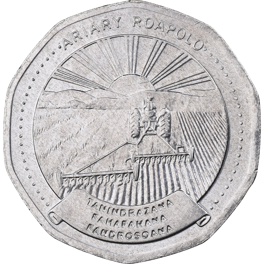 Madagascar, 20 Ariary, 1999, Royal Canadian Mint, Acciaio ricoperto in nichel