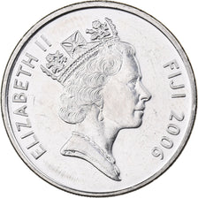 Fidji, Elizabeth II, 20 Cents, 2006, Nickel plaqué acier, SPL, KM:53a
