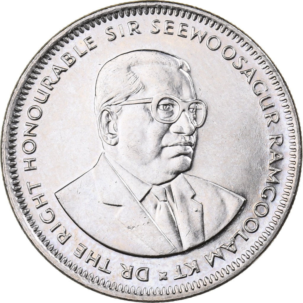 Maurice, Rupee, 2004, Cupro-nickel, SPL, KM:55