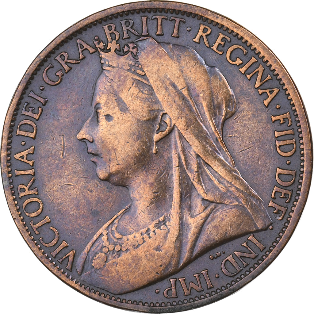 Great Britain, Victoria, Penny, 1900, Bronze, VF(30-35), KM:790