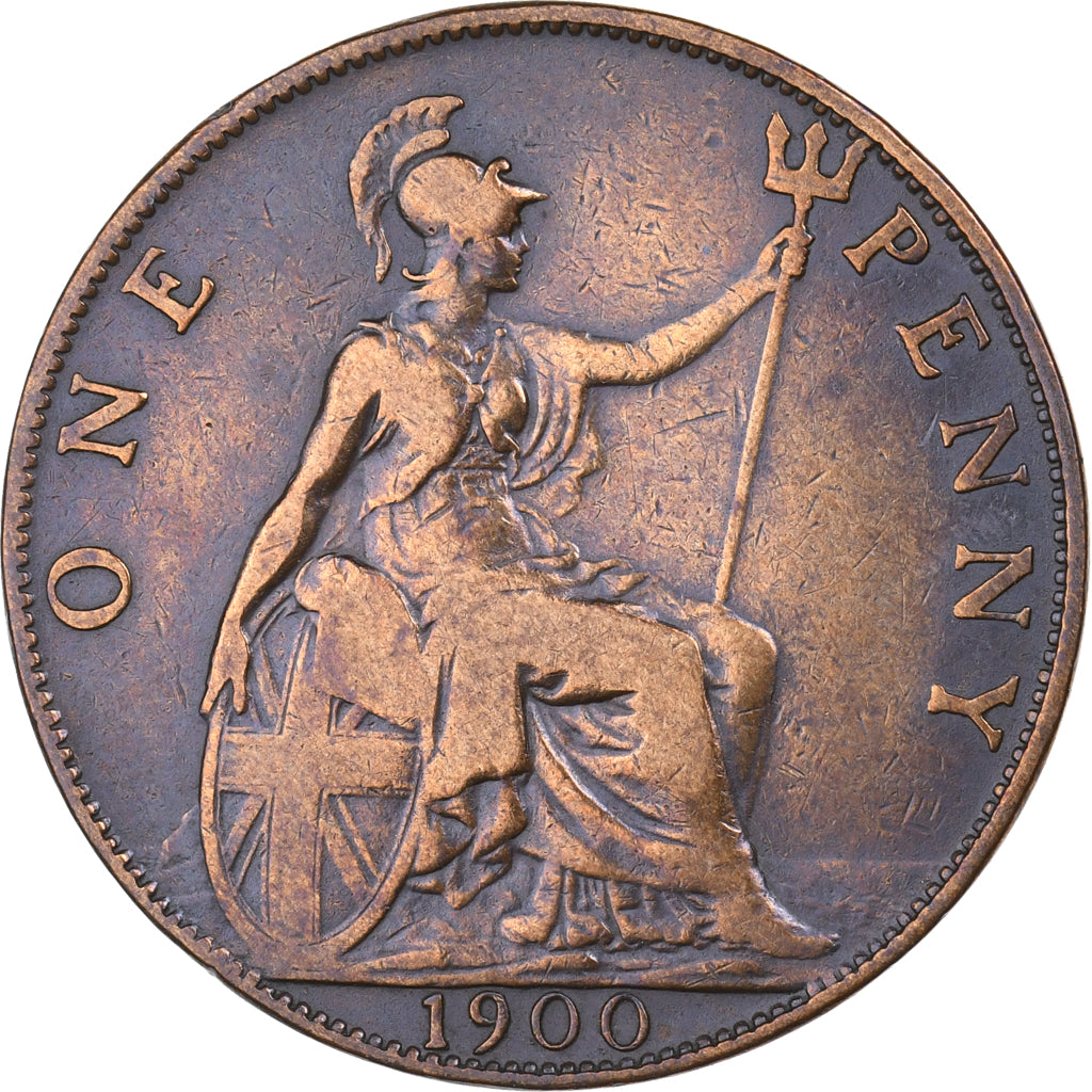 Great Britain, Victoria, Penny, 1900, Bronze, VF(30-35), KM:790