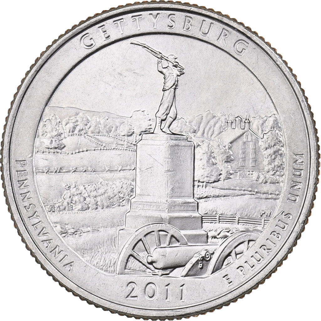 United States, Quarter, 2011, U.S. Mint, Copper-Nickel Clad Copper, MS(63)