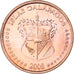 GALAPAGOS ISLANDS, 1 Centavo, 2008, Acciaio placcato rame, SPL, KM:1