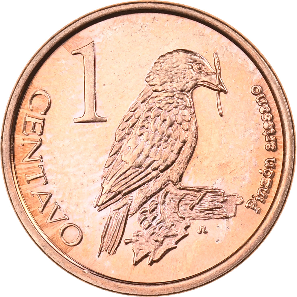 GALAPAGOS ISLANDS, 1 Centavo, 2008, Acciaio placcato rame, SPL, KM:1