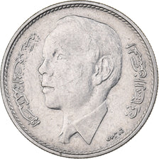 Morocco, al-Hassan II, Dirham, 1965, Paris, Nickel, AU(55-58), KM:56