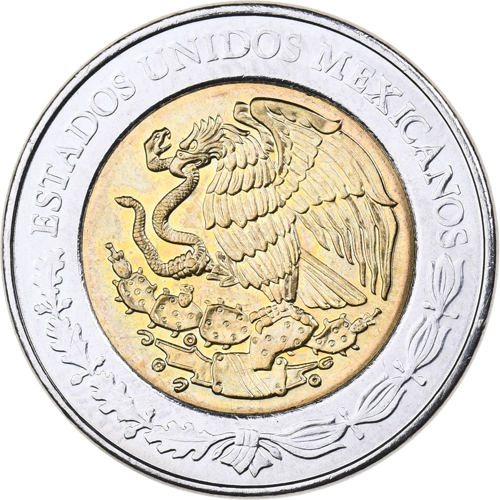 Messico, 5 Pesos, 2008, Mexico City, Bi-metallico, SPL, KM:898