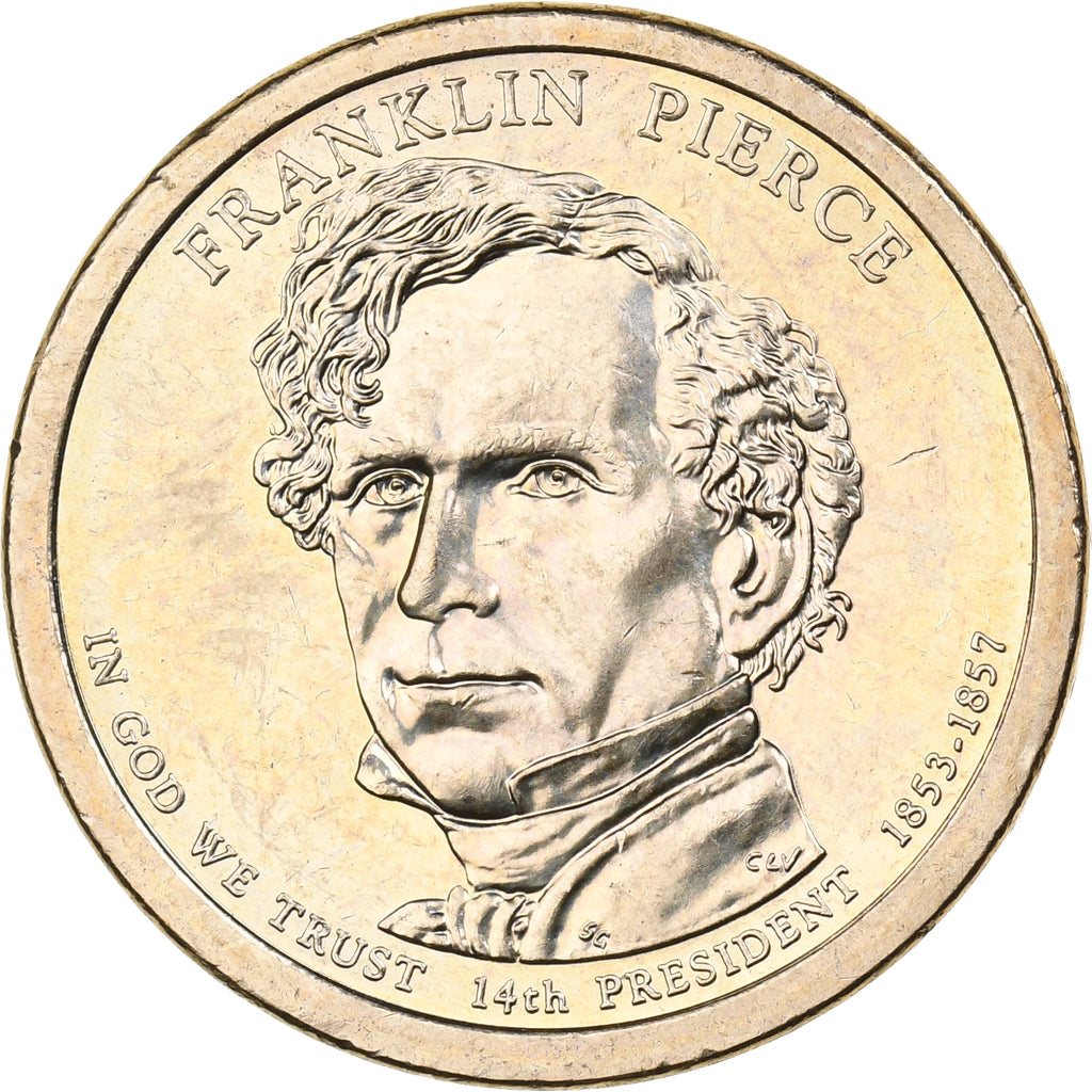 Estados Unidos, Dollar, 2010, U.S. Mint, Cobre - cinc - magnesio - níquel