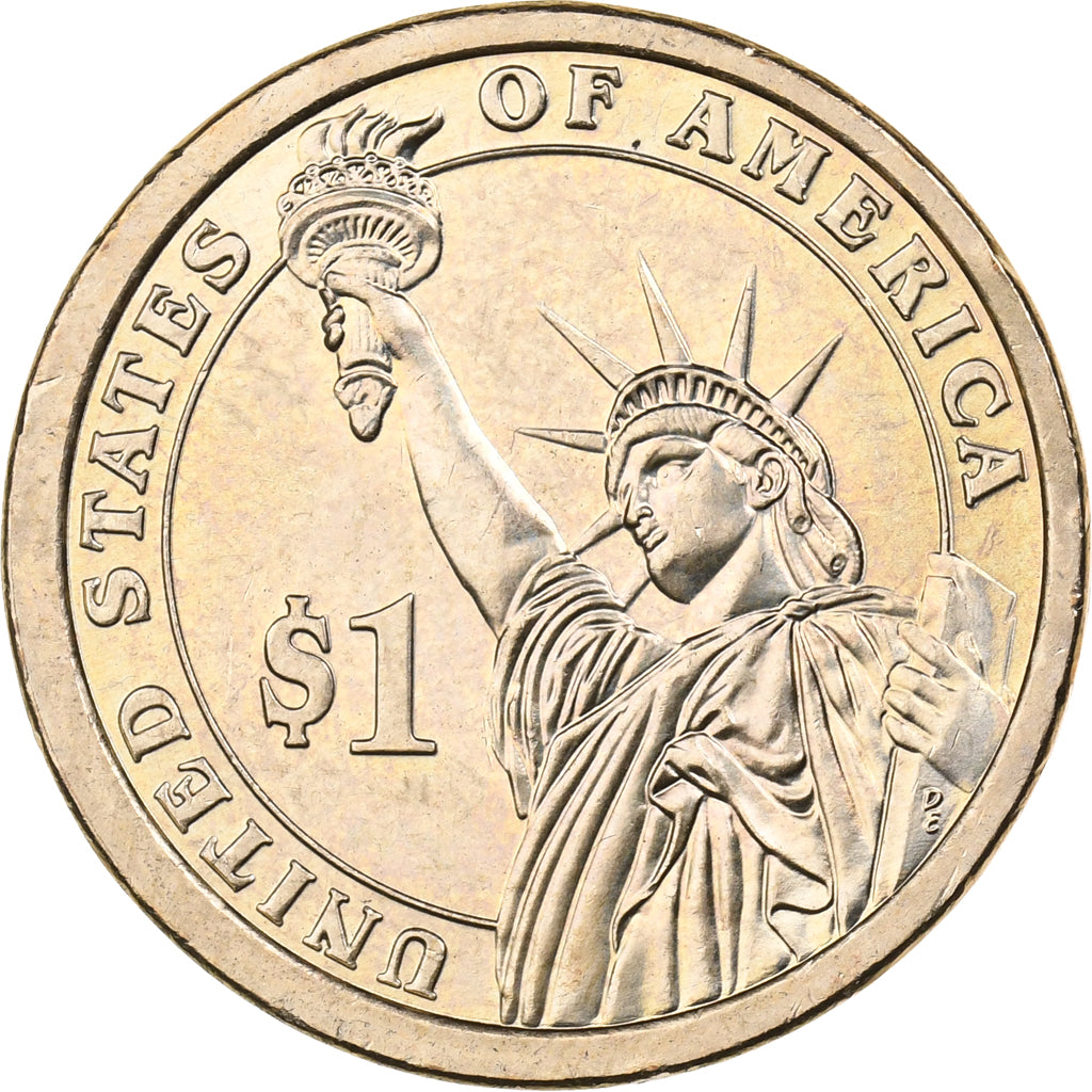 Estados Unidos, Dollar, 2010, U.S. Mint, Cobre - cinc - magnesio - níquel
