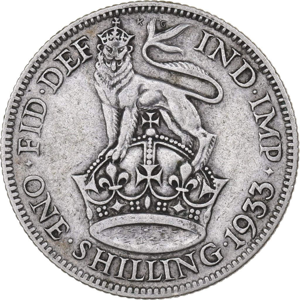Gran Bretagna, George V, Shilling, 1933, Argento, BB, KM:833