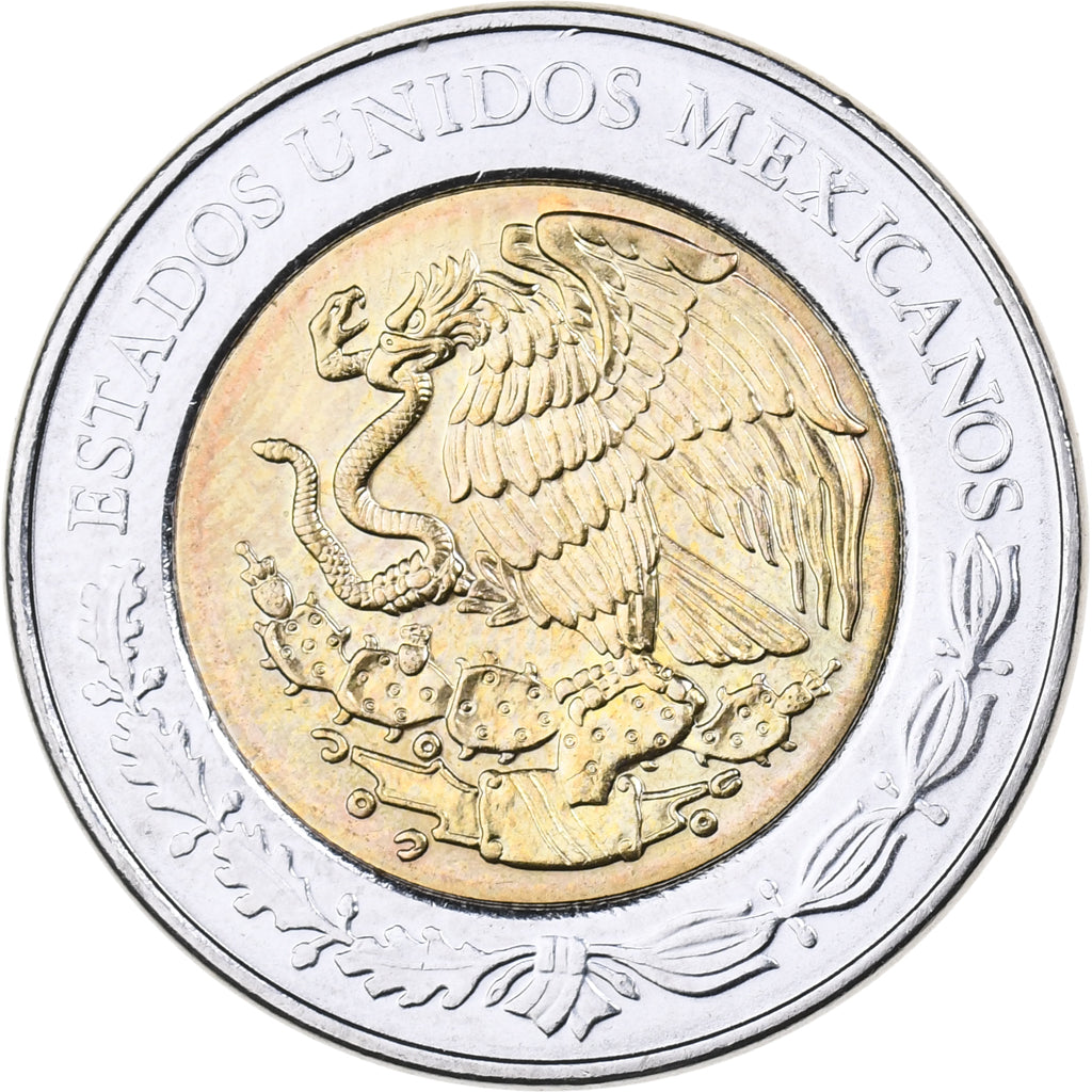 Messico, 5 Pesos, 2008, Mexico City, Bi-metallico, SPL, KM:902