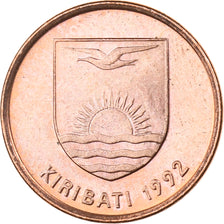 Kiribati, Cent, 1992, British Royal Mint, Bronze Plated Steel, MS(65-70), KM:1a