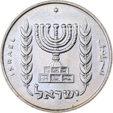 Israel, 1/2 Lira, 5734 (1974), Copper-nickel, MS(65-70), KM:36.1