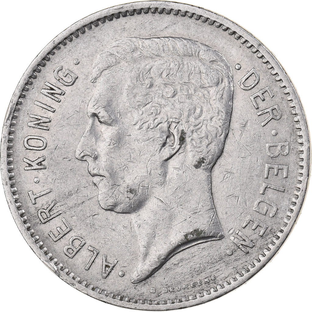 Belgium, 5 Francs, 5 Frank, 1932, Nickel, EF(40-45), KM:98